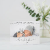 Dank u Gepersonaliseerde Kaart van de Aankondiging (Staand voorkant)