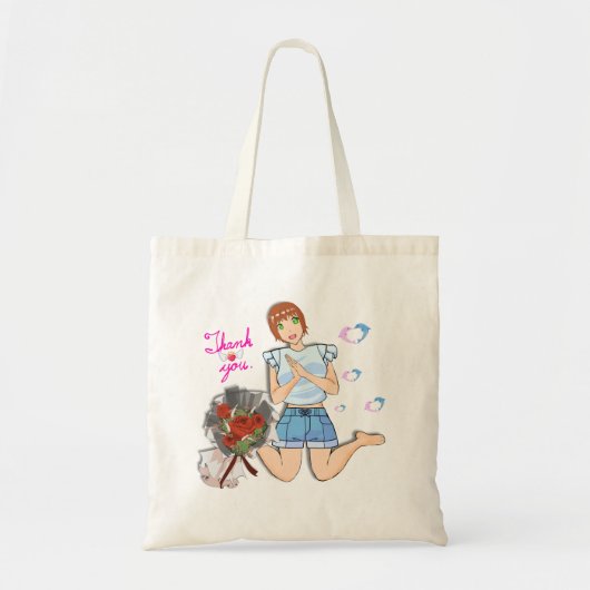 Dank u geschenkzak. tote bag (Voorkant)