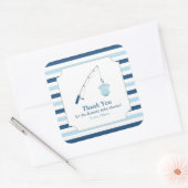 Dank u Gevist Geachte Baby shower Vierkante Sticker (Envelop)