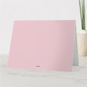 Dank u Gevouwen Wenskaart Kaart (Achterkant)