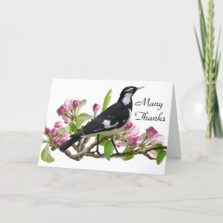 Dank u Gevouwen Wenskaart Kaart