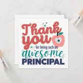 Dank u Geweldige Belangrijkste Kaart (Voorkant / Achterkant in situ)