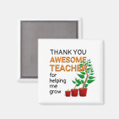 Dank u Geweldige leraar Magneet (Voorkant / Achterkant)