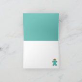 Dank u Gingerbread Gezondheidswerkers Bedankkaart (Binnen)