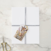 Dank u Giraffe Cadeaulabel (Met Touw)