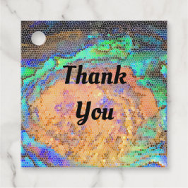 Dank u Glas in lood Abstracte appreciatie Bedankjes Labels