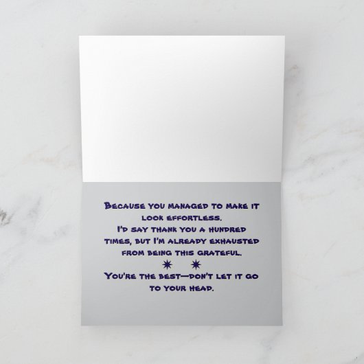 🧙‍♂️ "Dank u, Glorious Wizard" Kaart (Binnen)