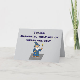 🧙♂️ "Dank u, Glorious Wizard" Kaart