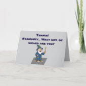 🧙‍♂️ "Dank u, Glorious Wizard" Kaart (Voorkant)