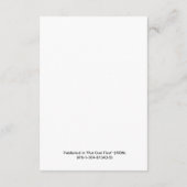 "Dank u, God" gedicht Informatiekaartje (Achterkant)