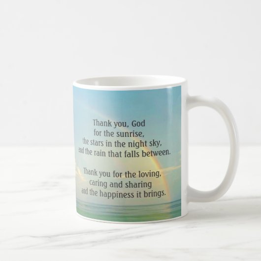 "Dank u, God" Koffie Mok (Rechts)