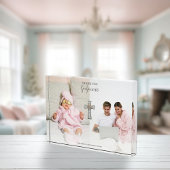 Dank u Godouders Gift Cross Dubbel Fotoblokken