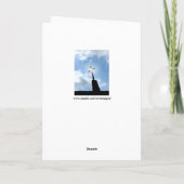 Dank u Godsdienstig Spiritueel Wenskaart Bedankkaart (Achterkant)