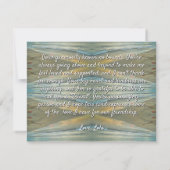 Dank u goede vriend Ocean Sunset 0735 Kaart (Achterkant)