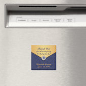 Dank u Golden Damask Magnet (Insitu (Vaatwasser))