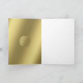 Dank u - Golden Longevity symbool Bedankkaart (Binnen)