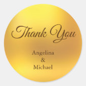 Dank u Golden Sticker (Voorkant)