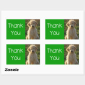 Dank u Goldendoodle Puppy Dog Sticker / Label (Vel)