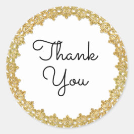 Dank u   Goud Lijst Stickers