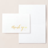 Dank u gouden folie folie kaarten (Display)