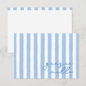 Dank u Grazie Mille Italiaans Opmerking Kaart Notitiekaartje (Voorkant / Achterkant)