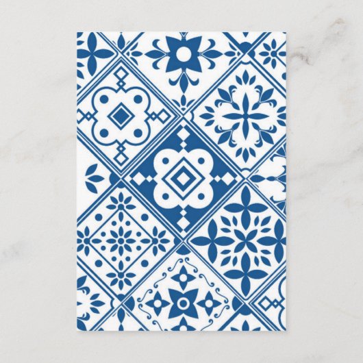 Dank u Grieks Bougainvillea disco baby shower Informatiekaartje (Achterkant)