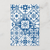 Dank u Grieks Bougainvillea vrijgezellenfeest kaar Informatiekaartje (Achterkant)