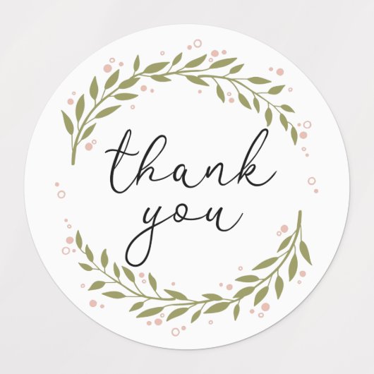 Dank u Groen Labels (Design 2)