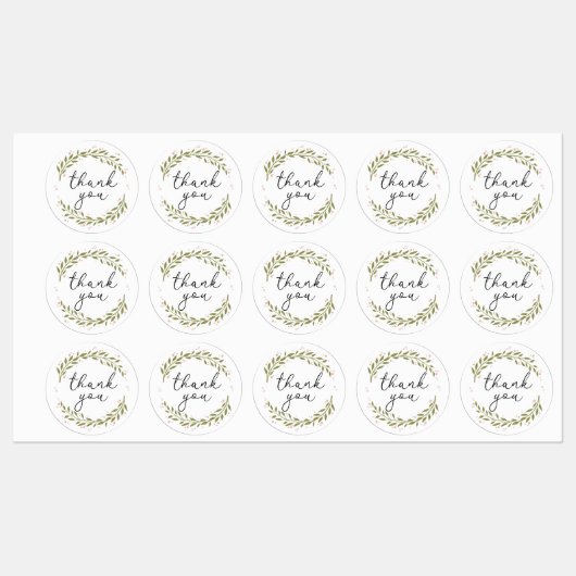 Dank u Groen Labels (Vel)