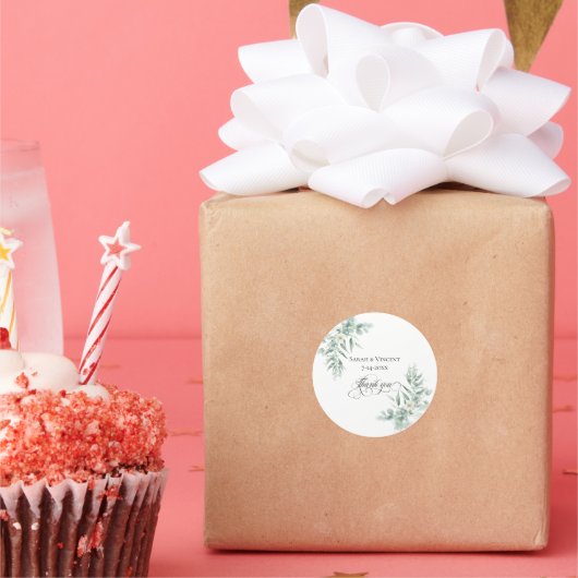 Dank u Groene Loof Stickers (Feest)