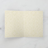 Dank u / Groet Schriftnota Kaart (Binnen)