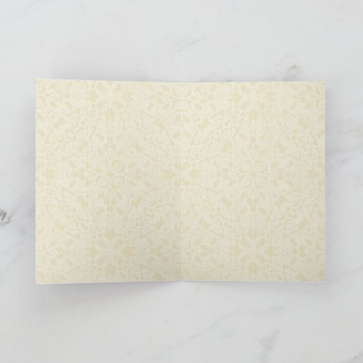 Dank u / Groet Schriftnota Kaart (Binnen)