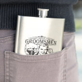 Dank u, Groomsmen Heupfles (Voorbeeld)