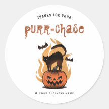 Dank u Halloween Spooky herfst Cat Pun