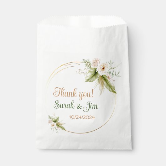 Dank u hart Bruiloft gunst tassen Bedankzakje (Voorkant)