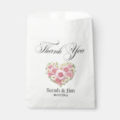 Dank u hart Bruiloft gunst tassen Bedankzakje (Voorkant)