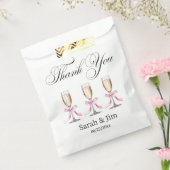 Dank u hart Bruiloft gunst tassen Bedankzakje (Gezegeld)