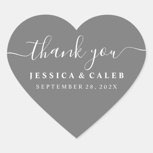 Dank u hart Paar's Sticker (Voorkant)
