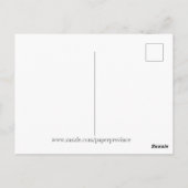 Dank U Hartelijk Hyacinth Briefkaart (Achterkant)