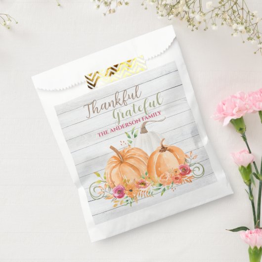 Dank u hartelijk | NajaarsHerfst Pumpkin-Waterverf Bedankzakje (Gezegeld)