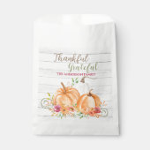 Dank u hartelijk | NajaarsHerfst Pumpkin-Waterverf Bedankzakje (Voorkant)