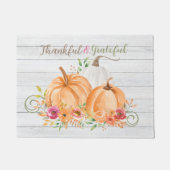 Dank u hartelijk | NajaarsHerfst Pumpkin-Waterverf Deurmat (Voorkant)