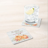 Dank u hartelijk | NajaarsHerfst Pumpkin-Waterverf Kartonnen Onderzetters (Insitu)