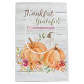 Dank u hartelijk | NajaarsHerfst Pumpkin-Waterverf Medium Cadeauzakje (Voorkant)