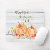 Dank u hartelijk | NajaarsHerfst Pumpkin-Waterverf Muismat (Met muis)