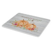 Dank u hartelijk | NajaarsHerfst Pumpkin-Waterverf Snijplank (Hoek)