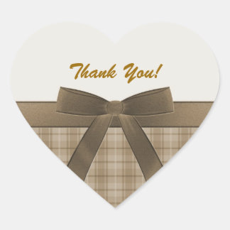 Dank u hartvormige Sticker