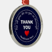 DANK U HEALTHCARE HERO METALEN ORNAMENT (Rechts)
