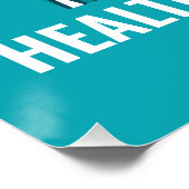 Dank u HealthCare Heroes Verpleegkundige Doctor Perfect Poster (Hoek)