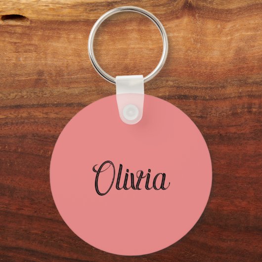 "Dank U HEER JEZUS voor het redden van mij!" Roze Sleutelhanger (Achterkant)